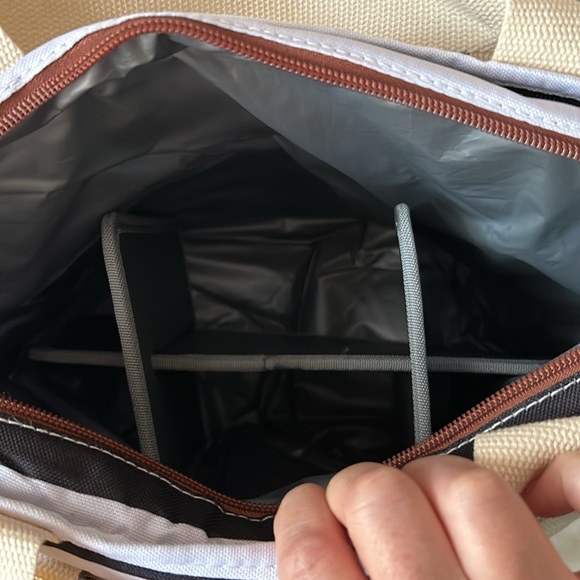 New with Tags, 6 bottle insulated Cooler Tote - Picture 3 of 10